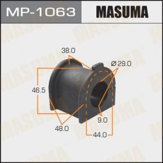Втулка стабилизатора [уп.2], front, PRADO, KDJ150L, GRJ150L, KDJ155L Masuma MP1063 (фото 1)