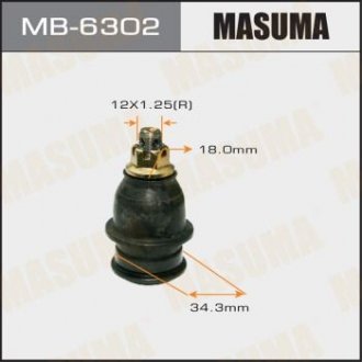 Опора шаровая передн нижн LANCER HONDA HR-V Masuma MB-6302 (фото 1)