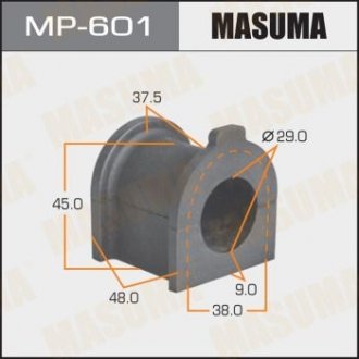 Втулка стабилизатора [уп.2], front, Prado ##J12#, Surf ##N21# Masuma MP-601 (фото 1)