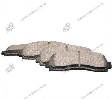 Тормозные колодки передние (15.0mm) Nissan Micra 1.0,1.3LX 92- (Lucas) JP GROUP 4063601110 (фото 1)
