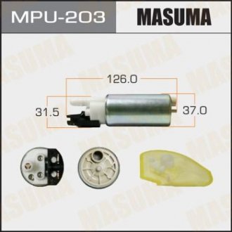 Бензонасос электрический (+сеточка) Nissan Masuma MPU-203 (фото 1)