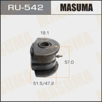 Сайлентблок переднего нижнего рычага задний Honda HR-V (02-06) Masuma RU-542 (фото 1)