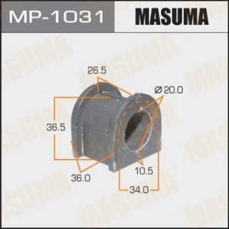 Втулка стабилизатора [уп.2], rear, OUTLANDER, CW5W, CW6W Masuma MP-1031 (фото 1)