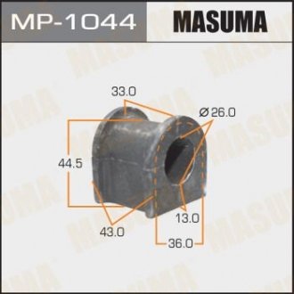 Втулка стабилизатора [уп.2], front, ESCUDO, TD54W, TD94W Masuma MP1044 (фото 1)