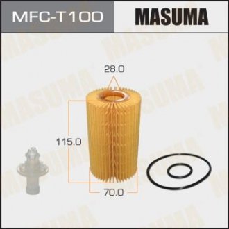 Масляный фильтр O-121 LHD TOYOTA, LAND CRUISER, VDJ200 Masuma MFC-T100 (фото 1)