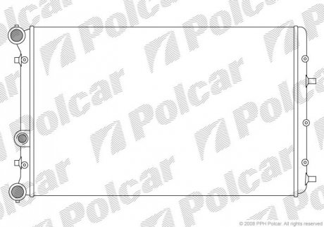 Радиатор АКПП FORD COUGAR 98-99 MONDEO 2.5I 24V 95-97 4G32 Polcar 6913082 (фото 1)