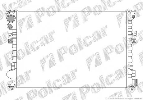 Радиатор АКПП FORD COUGAR 98-99 MONDEO 2.5I 24V 95-97 4G32 Polcar 238008A3 (фото 1)
