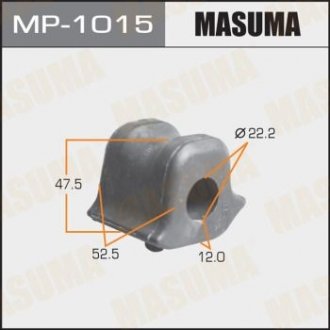 Втулка стабилизатора, front, Rav 4, ACA38 RH [уп.1] Masuma MP-1015 (фото 1)