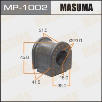 Втулка стабилизатора [уп.2], front, AVENSIS, AZT25# Masuma MP1002 (фото 1)