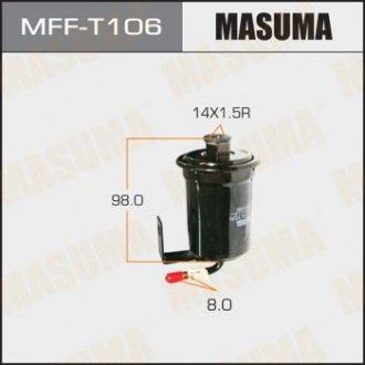 Топливный фильтр FS-1144, JN-9120 высокого давления Masuma MFF-T106 (фото 1)