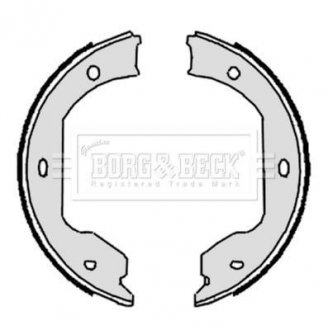 Комплект тормозных колодок, стояночная тормозная система BORG & BECK BBS6332 (фото 1)