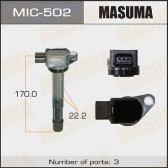 Катушка зажигания Honda CR-V 2.0, 2.4 (-12) Masuma MIC-502 (фото 1)