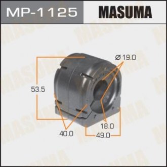 Втулка стабилизатора [уп.2], front, CX-5 12 Masuma MP-1125 (фото 1)