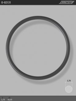 Кольцо резиновое специального сечения C2,7 d1 40,95 Emmetec O 02131 (фото 1)