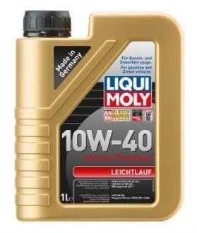 Масло моторное Leichtlauf 10W-40 (1 л) LIQUI MOLY 9500 (фото 1)