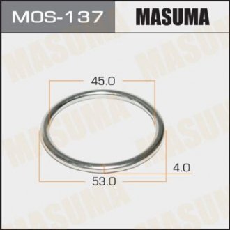 Кольцо глушителя металлическое 45.3 x 54.5 Masuma MOS137 (фото 1)