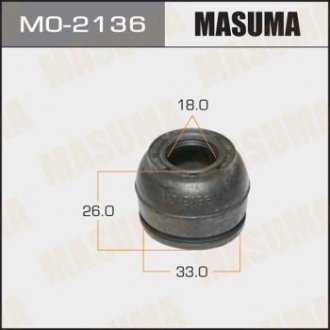 Шаровой пыльник (уп 10шт) 18х33х26 Masuma MO2136 (фото 1)