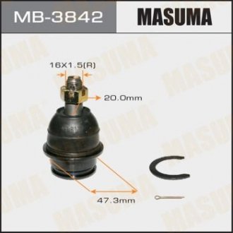 Шаровая опора front low ##J12, ##N21# Masuma MB-3842 (фото 1)