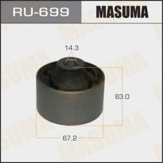 Сайлентблок CIVIC, FB8 Rus front low Masuma RU699 (фото 1)