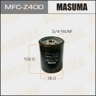 Масляный фильтр LHD MAZDA, CX-9 07-10 Masuma MFCZ400 (фото 1)