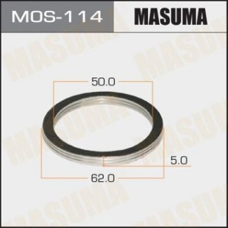 Кільце глушителя 50 х 62 (уп.20 шт) Masuma MOS114 (фото 1)