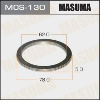Кільце глушителя 62 х 78 (уп.20 шт) Masuma MOS130 (фото 1)