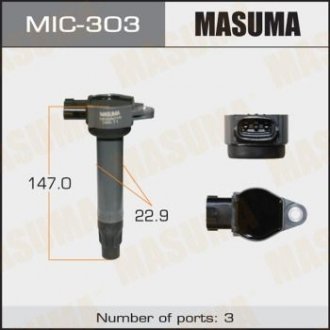 Котушка зажигания, MMC, ASX, PAJERO Masuma MIC303 (фото 1)