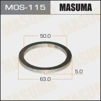 Кольцо глушителя 50 х 63 (уп.20 шт) Masuma MOS115 (фото 1)