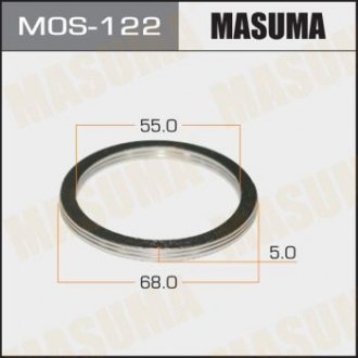 Кольцо глушителя 55 х 68 (уп.20 шт) Masuma MOS122 (фото 1)