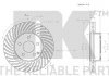 Тормозной диск передний Mercedes W204, W207 NK 2033100 (фото 3)