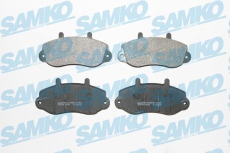 Колодки передні, 98-06 R15 (тип BENDIX) SAMKO 5SP663 (фото 1)