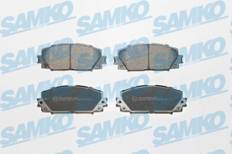 Комплект тормозных колодок дисковый тормоз SAMKO 5SP1333 (фото 1)