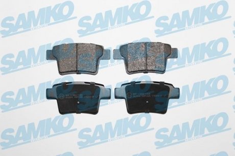 Комплект тормозных колодок дисковый тормоз SAMKO 5SP1326 (фото 1)