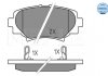 Комплект тормозных колодок дисковый тормоз MEYLE 0252587814 (фото 2)