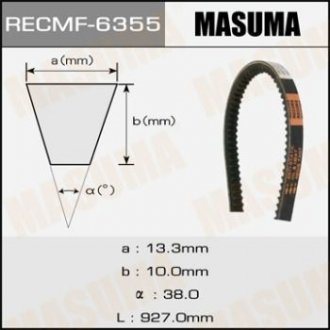 Ремінь клиновый рк. 13х927 мм Masuma 6355 (фото 1)