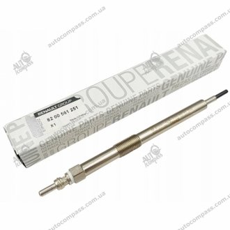 Свеча накала, 2.0dCI, MASTER 3.0dCI 10- Renault 82 00 561 251