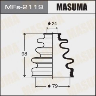 Пыльник ШРУСа Силікон MF-2119 Masuma MFs-2119 (фото 1)
