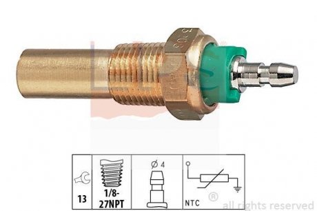 Датчик температуры охлаждающей жидкости EPS 1 830 208 (фото 1)