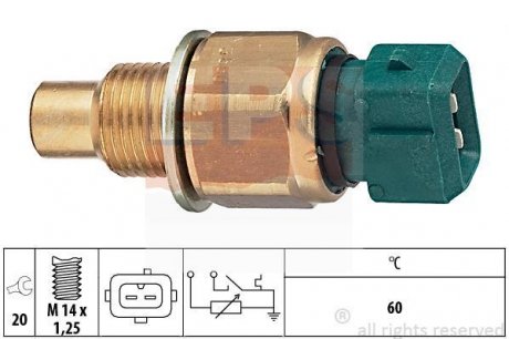 Датчик температура охлаждающей жидкости EPS 1 830 560 (фото 1)