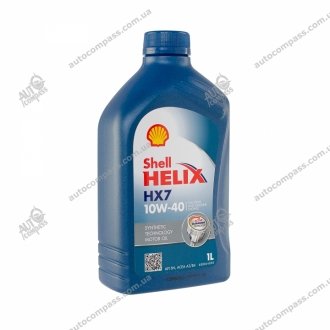 Масло двигателя, Helix HX7 10W-40 1L SHELL 550021881 (фото 1)