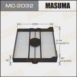 Салонный фильтр (1, 40) Masuma MC-2032 (фото 1)