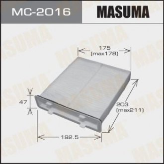 Салонный фильтр (1, 40) Masuma MC2016 (фото 1)
