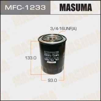 Масляный фильтр C-222 Masuma MFC-1233 (фото 1)