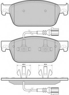 Комплект тормозных колодок Fremax FBP1672 (фото 1)