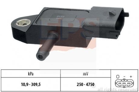 Датчик тиску Ford C-max/Focus II/Mondeo IV 1.8 TDCi 100-125KM 05- EPS 1 993 144 (фото 1)