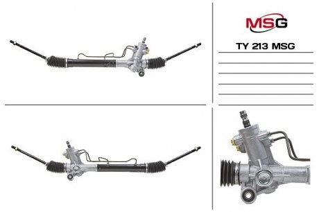 Рульова рейка з ГПК TOYOTA RAV 4 II (CLA2_. XA2_. ZCA2_. ACA2_) 00-05.RAV 4 Mk II (CLA2_. XA2_. ZCA MSG TY 213 (фото 1)