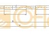 Трос стояночного тормоза COFLE 10.4709 (фото 1)