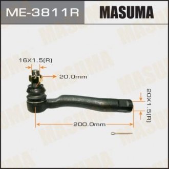 Наконечник рулевой тяги Masuma ME-3811R (фото 1)
