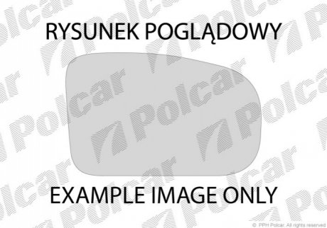 Стекло зеркала внешнего Polcar 5003552E (фото 1)