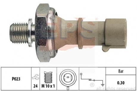 Датчик тиску масла Opel Astra H 1.6 04- EPS 1 800 162 (фото 1)